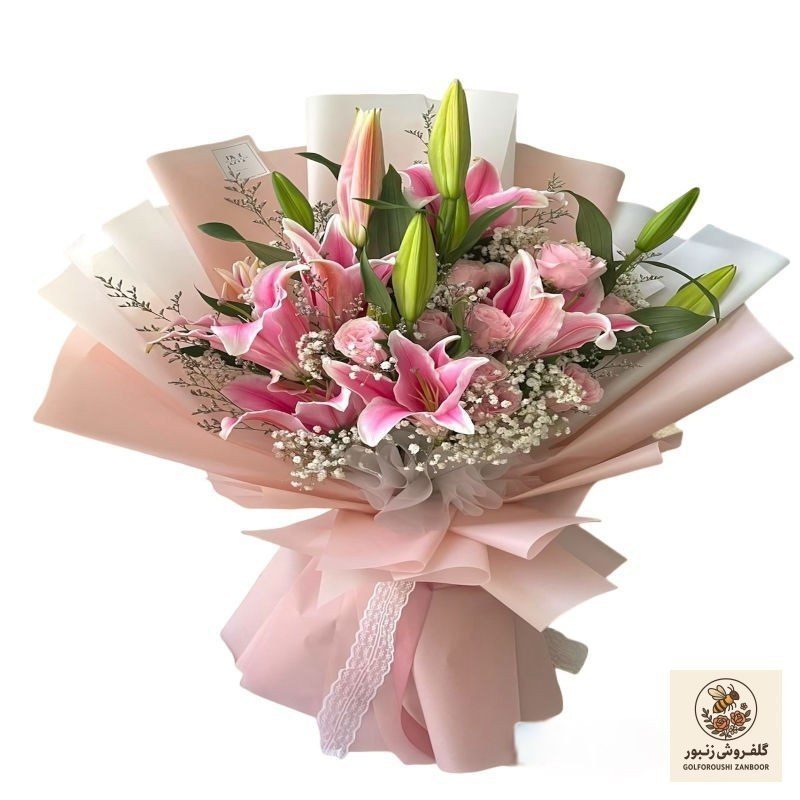 دسته گل لیلیوم 6908