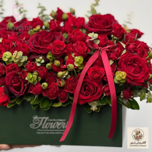 باکس گل رز قرمز با رز مینیاتوری | کد: ZNB-TRB-A9B582D3E36F4B8BB5D9A063C02E7FF6 | کد: ZNB-TRB-A9B582D3E36F4B8BB5D9A063C02E7FF6