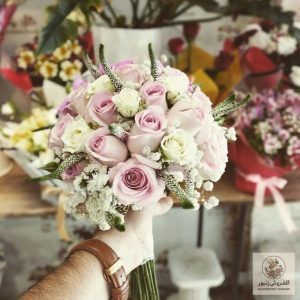 دسته گل عروس فوق‌العاده زیبا ترکیب گل های ژپسوفیلیا، رز، | کد: ZNB-IOC | کد: ZNB-TRB-9462CCB22E2047B3B56DF3B8820B06EF