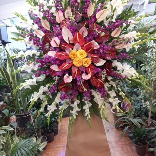 دسته گل رز بنفش | کد: ZNB-11QB