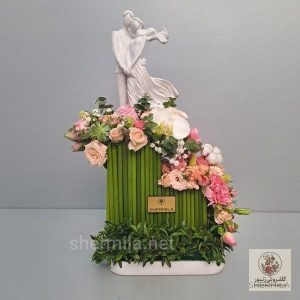 باکس گل و مجسمه نارمیلا | کد: ZNB-11BT | کد: ZNB-11BT