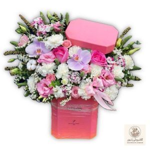 باکس گل فرشته مدل درب دار | کد: ZNB-120C | کد: ZNB-120C