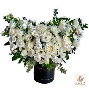 باکس گل تسلیت مدرن | کد: ZNB-121H | کد: ZNB-121H