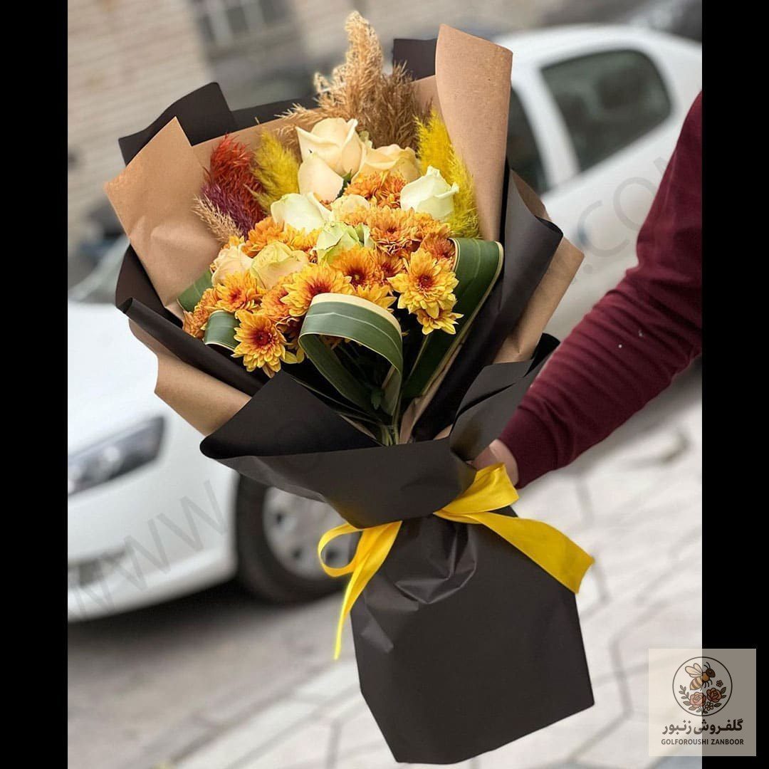 دسته گل آذرگون | کد: ZNB-1ADD