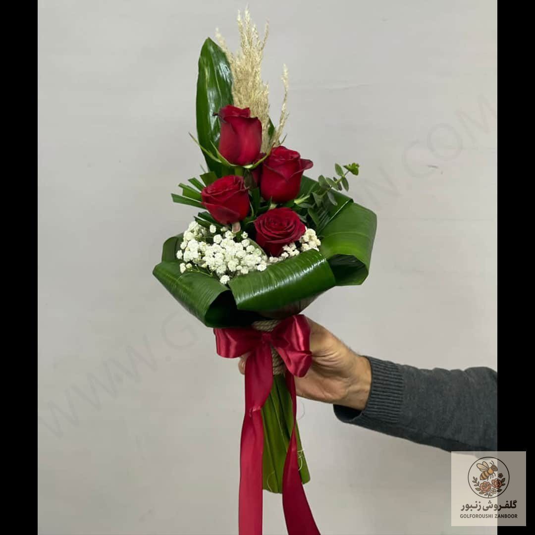 دسته گل 4 شاخه | کد: ZNB-19U4