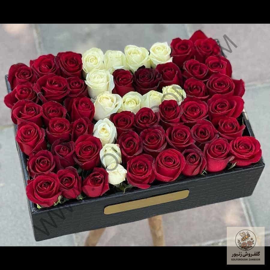 باکس گل حرف F | کد: ZNB-19FZ
