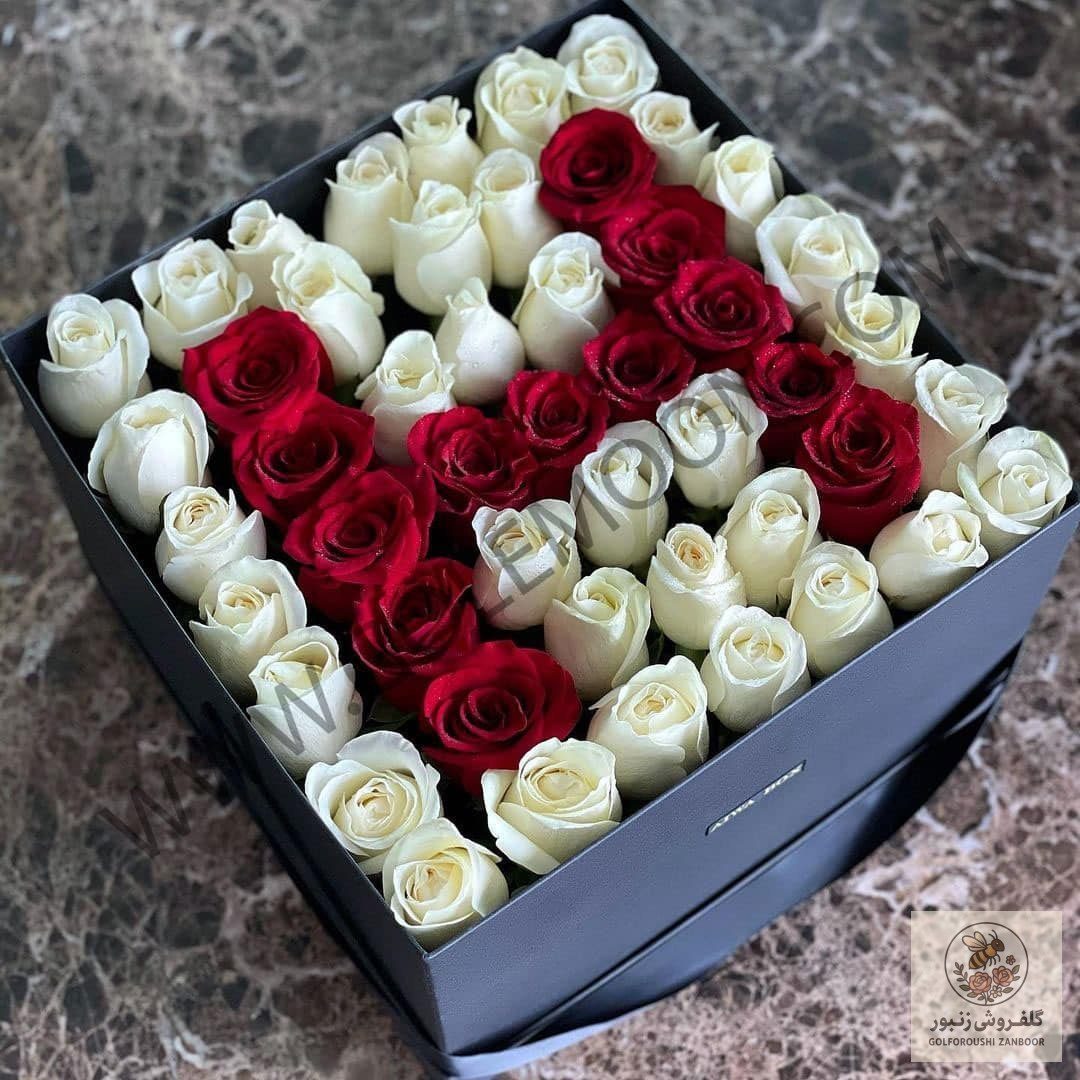 باکس گل حرف H | کد: ZNB-19Q5