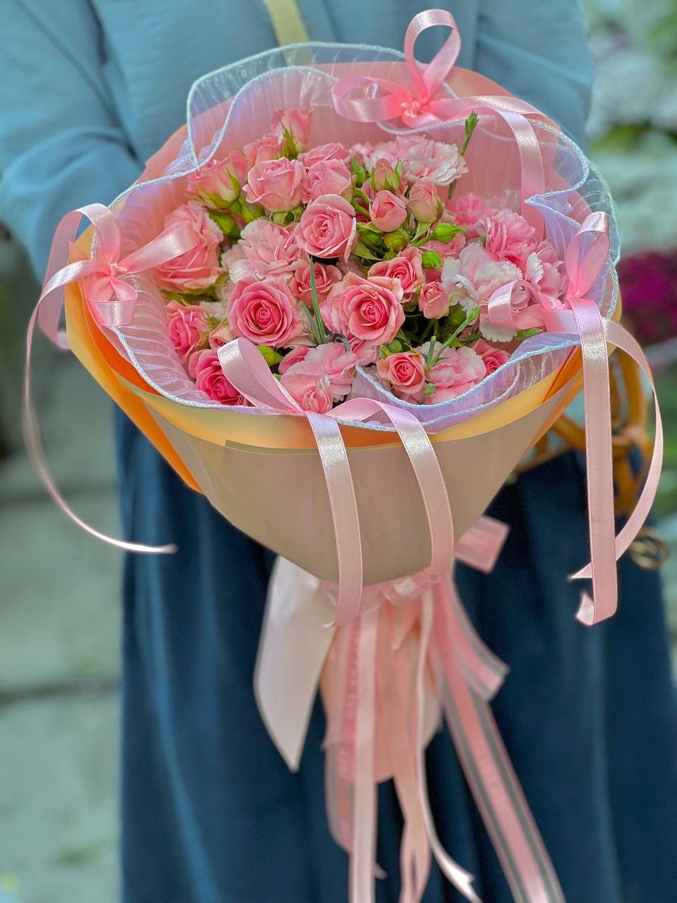 دسته گل پینکی